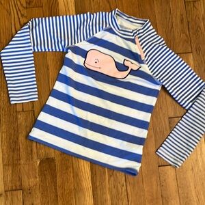Bathing suit top Girls vineyard vines. Long sleeve girls size Large(10/12)